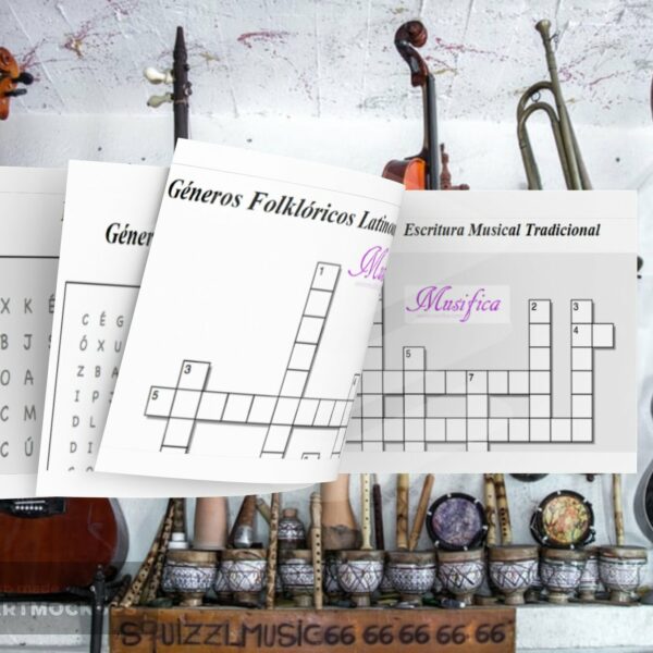 Crucigramas Musicales y Sopas de Letras