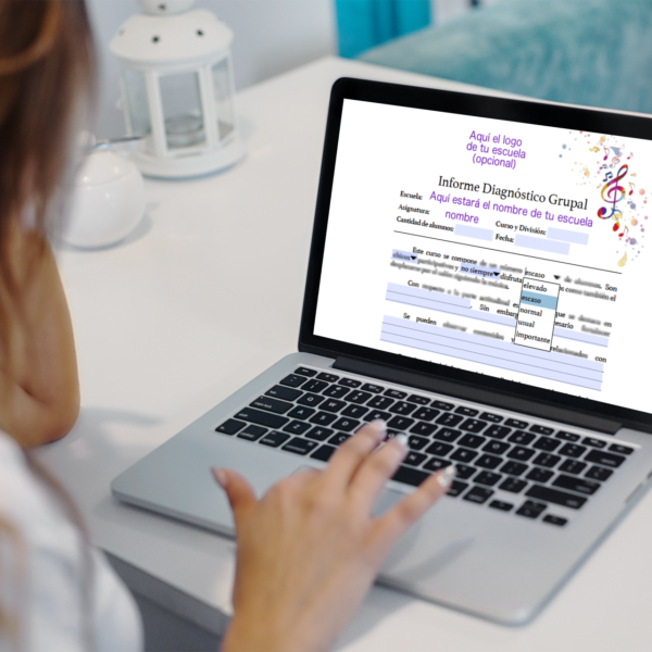 Modelo de Informe Música Diagnóstico y Final