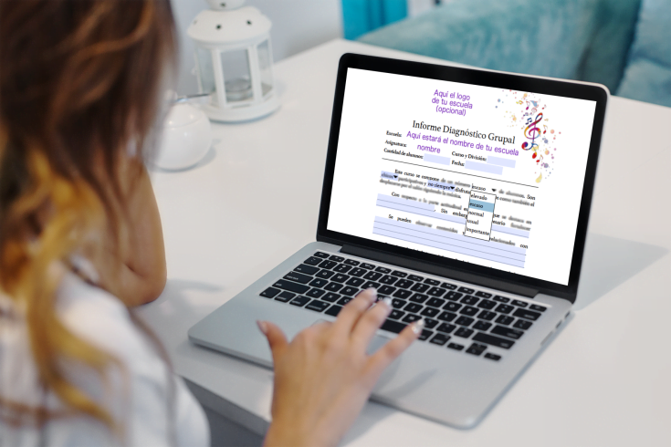 Modelo de Informe Diagnóstico/ Final  Musical Grupal Digital