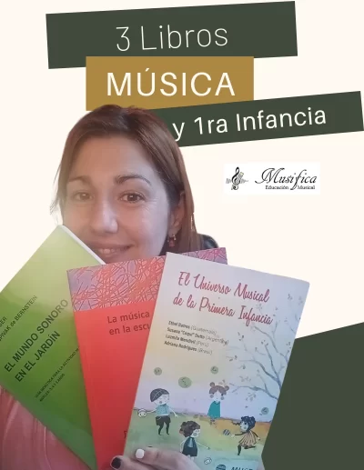 Libros de música y nivel inicial. Libros sobre música y jardín