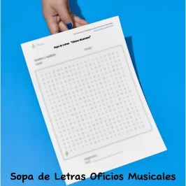 juego sopa de letras profesiones y oficios musicales actuales
