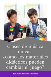 material didáctico para la clase de música