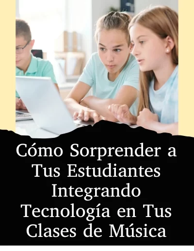 Tecnología IA videos en la clase de música